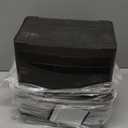 Black Plastic Storage Latch Bins, 8 Pack Clear Plastic Handle Box with Lids and Handle, Multi-Purpose, 4 Quart
