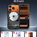 Heavy Duty for iPhone 17 Pro Case - Compatible with MagSafe Shockproof Protective Rugged Magnetic Men Military Grade Shock Drop Proof Durable Phone Cover Funda for Apple 17Pro Case, Tech