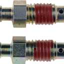 Dorman 12702 Brake Bleeder Screws - Quick Bleeders - M10-1.5 X 33 mm Compatible with Select Models, 2 Pack