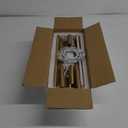 Brushed Gold LED Wall Sconces Set of 2 with Warm White Light