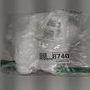 Senneny Snowy White Plush Pet Dog Christmas Stocking, Silver Snowflake Sequin Dog Christmas Stockings Large Bone Shape Faux Fur, Hanging Christmas Holiday Season Party Decor for Pets Dogs