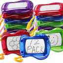 12 Pcs Mini Magnetic Drawing Board for Kids, Backpack Keychain Clip Drawing Boards, Perfect for Kids Art Supplies & Party Favors