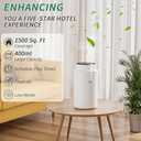 Scent Air Machine for Home, 1500 Sq. Ft Coverage Hotel Collection Diffuser with Smart Cold Air Tech, Whole House Fragrance, Bluetooth Waterless Oil Diffuser for Large Room, Hotel, Spa, Office