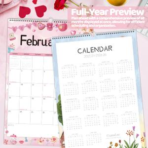GuassLee Extra Large Wall Calendar 2026-2027, 20"x 30" Big Vertical Wall Calendar 2026, Jan. 2026 to Jun. 2027, 18-Month Hanging Planner Wall with Julian Date for Office Home School Organizing (Multicolor)