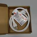 Amazon Basics Extension Cord, 3 Ft, 3 Prong Outlet Extender, Indoor Extension Cord, 13 Amps, 125V, White