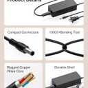 42V 2A Electric Scooter Charger Compatible with Jetson Electric Bike JY-420150 for Jetson Bolt/Bolt Pro/Adventure/Metro/Journey/LX10/J5/J8/Eris Pro/Ora Pro/Racer/Rhythm Bike Scooter