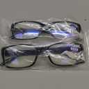 Gaoye 2-Pack of Men Reading Glasses +0.5 - Blue-Light Filter, UV Protection - Readers with Rectangle Frames
