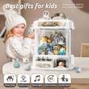 Large Claw Machine for Kids with Lights Sound, Vending Machine Toys, Electronic Prizes Dispenser Toys for Kids Age 3+, Arcade Claw Machine Game Gifts for Home Party Birthday