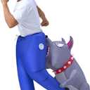 Spooktacular Creations Inflatable Dog Costumes for Adults, Biting By a Bulldog Blow up Outfit for Halloween Themed Parties (X-Large(75In))