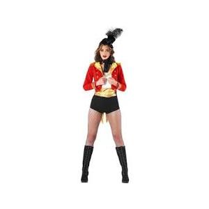 fun shack Womens Circus Ringmaster Costume, Lion Tamer Outfit for Women, Ringmaster Dress for Themed Parties Size S