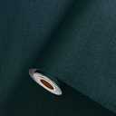 Akywall 393.7" Linen Wallpaper Peel and Stick Blackish Green Faux Grasscloth Contact Paper Textured Waterproof Self Adhesive Stick on Removable Solid Vinyl Roll for Cabinet Drawer