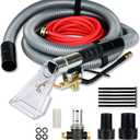 Shop Vac Extractor Kit, Universal Extractor Hose Kit for Shop Vac, Extractor Vacuum Attachment With 25FT Water Line and 10 FT Vacuum Hose & Adapter for Carpet Cleaning