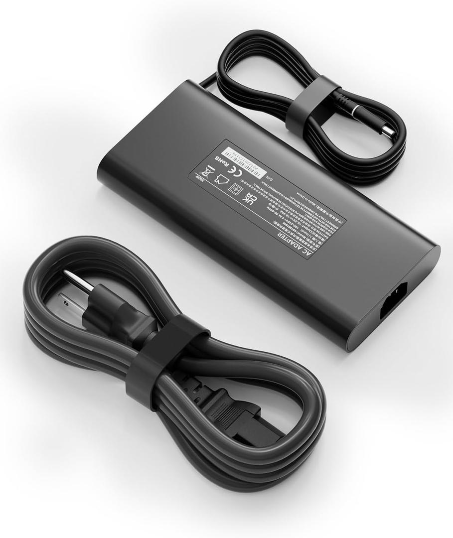 New Slim 360W Compatible with DELL Alienware M18 R2 Alienware X16 R2 Compact Power Cord