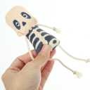 Halloween Cat Toy Set 2-Pack Plush Ghost and Skull Interactive Teething Toys for Indoor Cats Soft Wear-Resistant Playthings to Relieve Anxiety