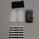 Thinner Urine Test Complete Kit - 3.5oz Translucent Empty Bottle, Non-Falling and Hi-Stretch Hidden Leg Strap, Urine Test Thermometer Sticker and Velour Lining Sample Bag, 100ml Urine Bottle Kit