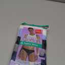 Hanes Women's Organic Cotton Panties Pack, Comfort Soft Underwear, 6-Pack , 2 XL