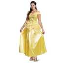 Disguise Belle Costume, Official Disney Princess Beauty and the Beast Costume Dress, Adult Size Small (4-6)