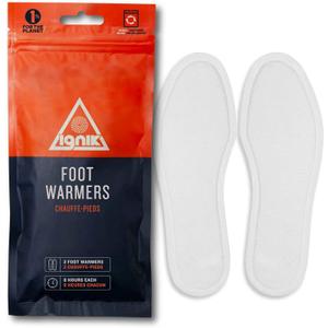 2 x Ignik 8-Hour Compostable Foot Warmers with Resealable AirBarrier Pouch