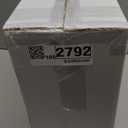 SUT 350 Piece Silver and White Plastic Dinnerware Set for 50 Guests, Disposable Plastic Plates, Include: 50 Dinner Plates, 50 Dessert Plates, 50 Pre Rolled Napkins with Silver Silverware, 50 Cups