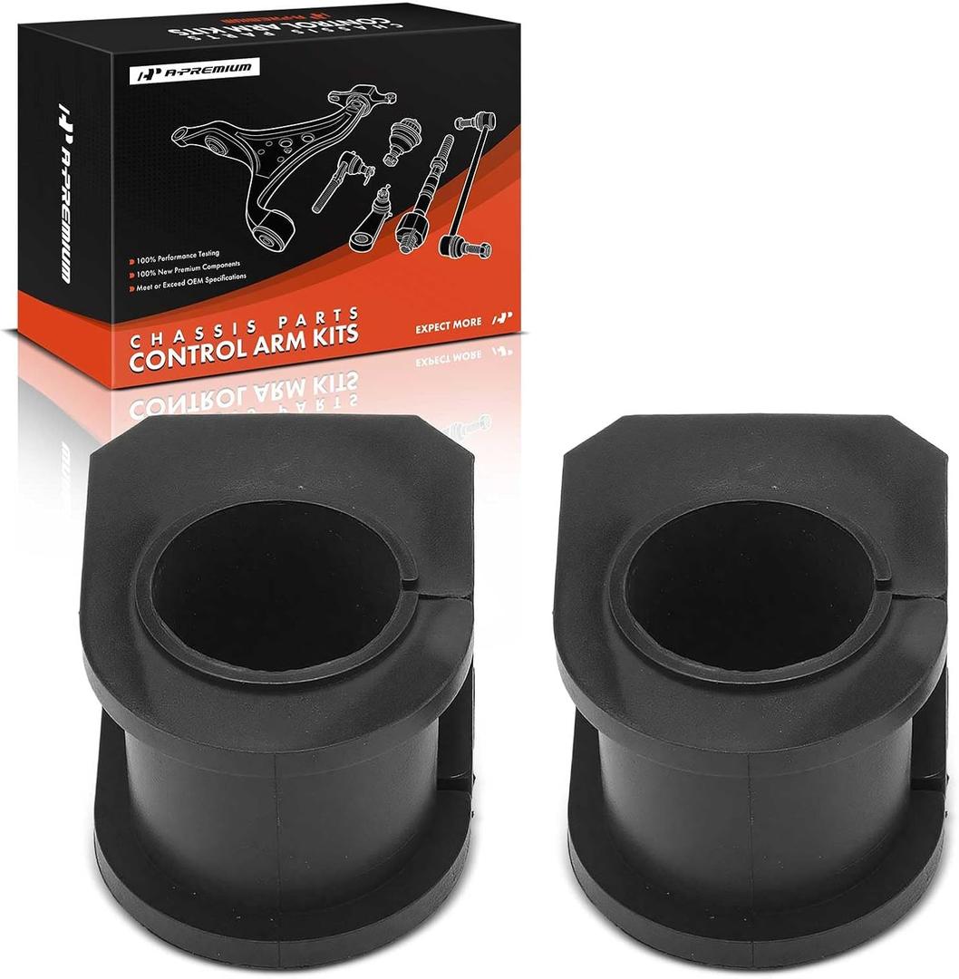 A-Premium 2-Pack Front To Frame Sway Bar Bushing Kits, Compatible with Ford Excursion 2000-2005, Only for RWD Models
