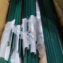 ARIFARO Metal Fence Posts 6 Feet assemblable,Pack of 10,Sturdy Duty No Digging Garden U Post for Wire Fencing Steel Poles for Yard, Outdoor