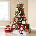36Inch White Christmas Tree Skirt- Faux Fur Plush Skirt Christmas Tree Decoration Holiday Party Indoor Outdoor Christmas Decorations for Merry Christmas