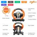 PXN PC Racing Wheel, V3 PRO 180 Degree Universal USB Car Sim Game Steering Wheel with Pedals for PC, Xbox One, Xbox Series S/X, PS3, PS4, Switch