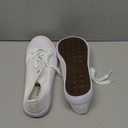 Canvas Shoes for Women Casual Low Top Sneakers Fashion Womens Tennis Shoes for Everyday Wear (11, White)
