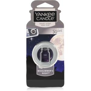 Yankee Candle CAR VENT CLIP HW MIDSUMMERS NIGHT, Smart Scent (1 Count)