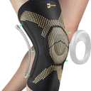 Copper Knee Brace for Women and Men Knee Brace for Arthritis Pain and Support-Knee Sleeves for Women Knee Pain Knee Support for Arthritis,Running, Workout and Knee Pain Relief - SINGLE(X-Large (BlackBrass)