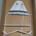 Zenna Home Rust Resistant Hanging Shower Caddy, Over the Shower Head Caddy with 1 Wide Shelf and Built In Soap Dish, Steel Bathroom Hanging Organizer, White