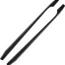 Carbon Fiber Center Console Gear Shift Box Panel Cover Trim Compatible with Ford Explorer 2020 2021 2022 Interior Accessories Black (2Pcs)