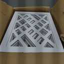 Cut-Out Design 16" Short Dog Gate for Small Dogs, Foldable Retractable Puppy Gate Indoor - Freestanding Lightweight Pet Barrier for Doorways, Stairs, Hallways (Extends to 41", White)