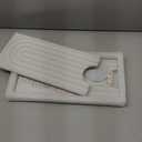 Large Faucet Mat for Kitchen Sink - Stone Drying Mat for Kitchen Counter, Diatomite Fast Drying Stone Sink Tray, Super Absorbent, Stylish Decor and Protector for Bathroom (Light Grey, 23.6" x 5.5")