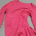 Zeagoo Women's Long Sleeve Scoop Neck Shirts Casual Slim Fit Rib Knit Tops Summer Fall Basic Business Work Tee, S