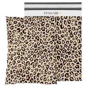  100 pcs 12x15.5 Inches Animal Print Poly Mailers Shipping Envelopes, Strong Adhesive Sealing, Waterproof, and Tear-resistant Postal Mailing Bags for Clothing, Books, and Accessories