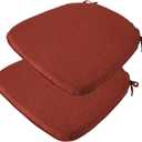 Vermillion colored Chair cushions, 17x16x 2 inch