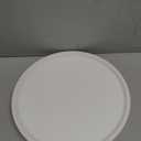 TALOYA Flush Mount 12 Inch Ceiling Light (Milk White Shell), 20W Surface Mount LED Light Fixture for Bedroom Kitchen,5 Color Temperatures in One,0.94 Inch Thickness Round