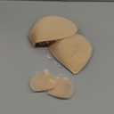 Invisible Strapless Sticky Bra Push up for Women, Ultra Adhesive Bra for Backless Dress, Cleavage Bra Lift Novelty Bras (A Cup, Light Beige)