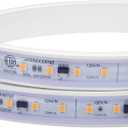 Maxxima 24 in. Hardwired LED Under Cabinet Strip Light, 920 Lumens, 3000K Warm White, Kitchen and Living Room 120V White Cove Lighting, No Power Supply Needed