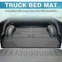 Mixsuper Liner Truck Bed Mat for Dodge Ram 1500 2019-2026 & 2019-2024 1500 Classic, Only for 5.7ft Bed, All Weather Bed Liner TPE Durable Odorless Black