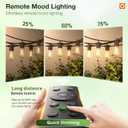 addlon 100FT LED Outdoor String Lights, Remote Dimmable Patio Lights with Timer & 3 Lighting Modes, 32 Shatterproof Edison Bulbs, Waterproof Connectable String Lights for Outside Backyard Porch Party