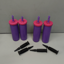 Balloon Pump Hand Held, Inflator Air Pump for Balloons - 2Way Dual Action, 2Pack: Friends can Help - Easy to Use, 100% Lifetime Satisfaction - Sturdy Ballon Inflator Pump, Set of 2 Packs