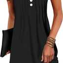 ETCYY NEW Summer Dresses for Women 2026 Casual Sleeveless Sundresses A Line Tank Dress Basic Outfits (Medium)