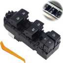 Front Left Driver Side Master Power Window Switch 84820-0E020 Compatible with Toyota Tacoma Highlander 2014-2021, Power Window Switch Button Fit for Highlander 2014-2021 Replaces# 848200E020