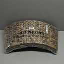 CENBOSS Rattan Christmas Tree Collar, Wicker Tree Skirt & Stand Base Cover (Black Wash, 24 inch)