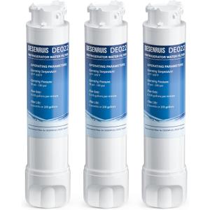 Water Filter Replacement Compatible with Frigidaire EPTWFU01, EWF02, Pure Source Ultra II, Pack of 3, By DESENRUIS