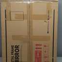 TETOTE Gold Framed Mirror for Bathroom, 22 x 30 Inch Vanity Mirror for Wall, Brushed Brass Rectangle Round Corner Entry Way Golden Frame Mirror 2 Inch Thick Frame(Horizontal/Vertical)