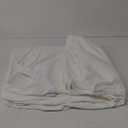 Mattress Topper Cover Only for Queen Size Foam Latex, 3-4 Inch Zippered Viscose Made from Bamboo, Removable Queen Size Encasement with Straps