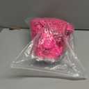 WILDPARTY Women Casual Sexy 80s Costumes Fishnet Neon Off Shoulder T-Shirt (Medium, Pink)